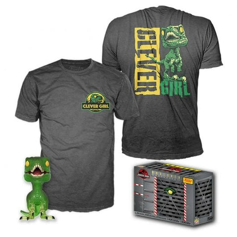 Pack Camiseta y Funko POP! Jurassic Park - Clever Girl