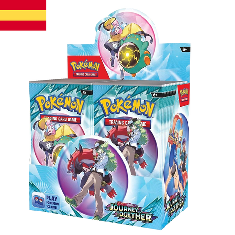 (RESERVA) Sobre juego cartas coleccionables Journey Together SV9 CAJA SELLADA 36 SOBRES ESPAÑOL