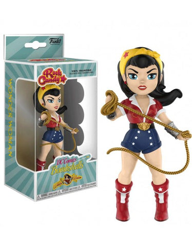 Figura Rock Candy - DC Comics Bombshells - Wonder Woman