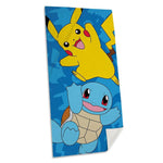 Toalla Pokemon Squirtle y Pikachu