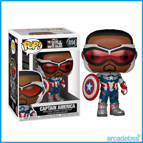 Funko POP! Marvel Studios The Falcon Winter Soldier - Captain America - 814