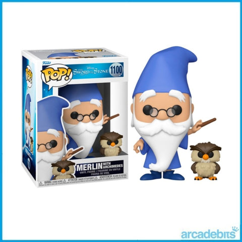 Funko POP! The Sword in The Stone - Merlin With Archimedes - 1100