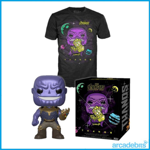 Pack Camiseta y Funko POP! Marvel Avengers Infinity War - Thanos - 289